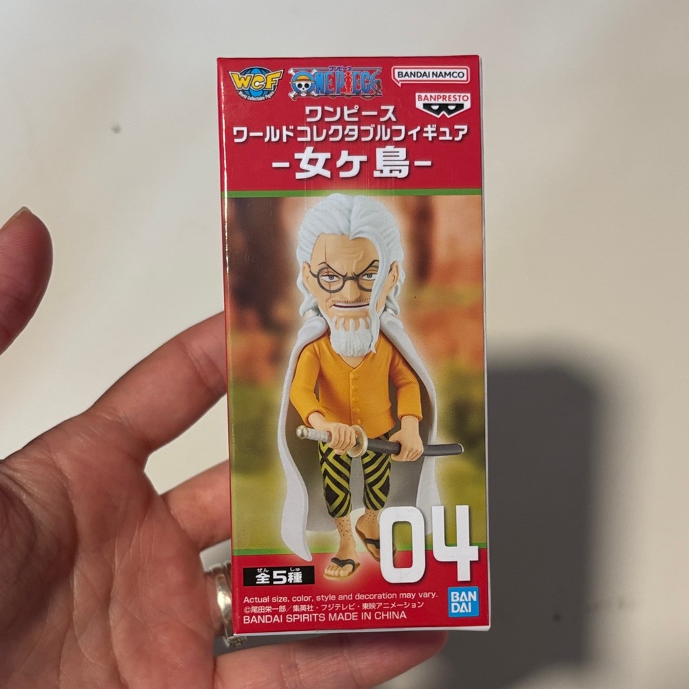ONE PIECE BANDAI WCF‎ NYOUGASHIMA SILVERS RAYLEIGH WORLD COLLECTABLE